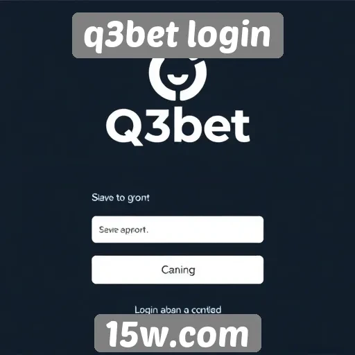 Acesso simplificado no q3bet login para novos usuários