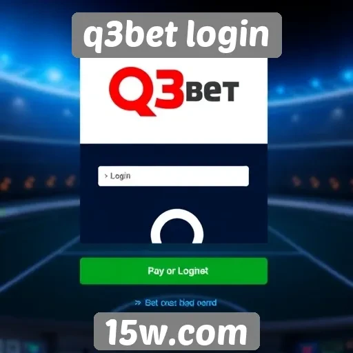novo sistema de segurança no q3bet login